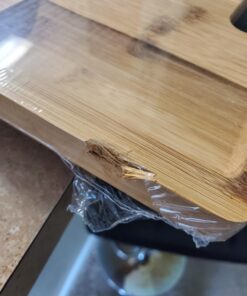 Cutting Boards,Large Bamboo Chopping Board, Built-In 3 Compartments And Juice Grooves, Charcuterie Board for Kitchen Counter Meat (Butcher Block) Cheese, Vegetables,Bread (17 x 12.6") XL 17 x 12.6" 28 71FLEQEJMiL