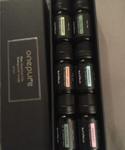 Onepure Essential Oils, 6 x 10ml Essential Oils Gift Set for Diffuser Humidifier Massage Aromatherapy (Lavender, Tea Tree, Eucalyptus, Lemongrass, Orange, Peppermint) 6 Scents 30 71FLJQaNisL