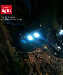 DOSS Bluetooth Speaker, Traveler Wireless Bluetooth Speaker with 20W Stereo Sound and Bold Bass, IPX6 Waterproof, Wireless Pairing, 12H Playtime, 5 Light Modes, Portable Speaker for Outdoor-Black Black 33 71FLWbQOruL