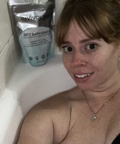 Sitz Bath for Hemorrhoids Soothing 20-in-1 Salts Soak Mix, Concentrated Pouch Makes 15 Toilet Seat Basin Sit Soaks. Made-in-USA 24 71FM3LbBBjL