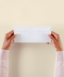 Amazon Basics #10 Security-Tinted Self-Seal Business Envelopes with Left Window, Peel & Seal Closure - 500-Pack, White Tint Single Left Window 18 71FNXvfx8ZL