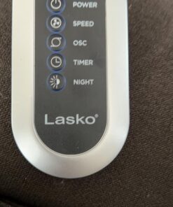 Lasko Oscillating Tower Fan, Remote Control, Timer, 3 Quiet Speeds, for Bedroom, Living Room and Office, 42", Silver, T42951 Silver T42951 45 71FNmKSxsYL