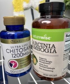 Naturewise Garcinia Cambogia (2 Month Supply) Pure Garcinia Cambogia 100% HCA Extract Concentrated to 60% for Weight Goals (180 Capsules) 180 Count (Pack of 1) 28 71FNqUUMbL