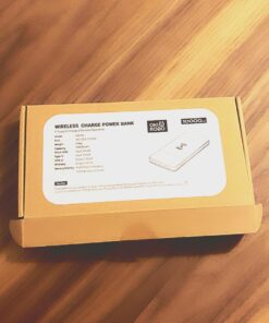 2021 updated - Qi wireless power bank fast charging - Lightning 15W Qi wireless portable charger - Premium iPhone, Android USB C power bank 10000 mah 41 71FOE136rL