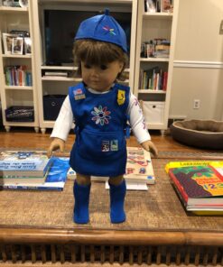 Emily Rose 18 Inch Doll Clothes | 18" Doll Daisy Girl Scout-Inspired 5 Piece Doll Clothing Uniform, Including Tunic with Embroidered Patches! | Gift Boxed! 36 71FOGI5RjgL