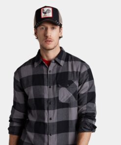 Goorin Bros. Trucker Hat Men - Mesh Baseball SnapBack Cap - The Farm One Size Black (Rooster) 26 71FOZykc9rL