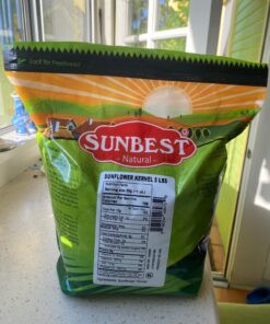Sunbest Natural - Raw Sunflower Kernels, 5 lbs - Crunchy and Nutritious | Great for Snacking and Recipes 5 Pound (Pack of 1) 9 71FObO9hKtL