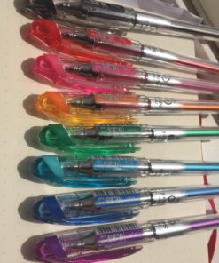 Pentel Arts Slicci 0.25 mm Extra Fine Gel Pen, Assorted Ink, 8 Pack (BG202BP8M) 0.25mm 8 Count (Pack of 1) 30 71FPOC2Qz L