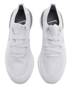 Alternative view of Nike mens Epic React Flyknit 2 Running 8 Pure Platinum/Wolf Grey/White/Pure Platinum