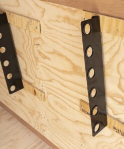 Buyers Products LT37 Hand Rack for Enclosed Landscaping Truck Trailers & Garage or Shed Walls Holds 6 Tools for Shovels, Rakes, Hoes, Heavy Duty Steel, Oversize, Black 15 71FPUodc1VL