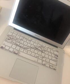 MOSISO Silicone Keyboard Cover Compatible with MacBook Air 13 inch A1466 A1369 2010-2017&Compatible with MacBook Pro 13/15 inch (with/Without Retina Display, 2015 or Older Version), White Marble 29 71FPnhxDqL 2