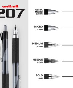 Uniball Signo 207 Gel Pen 12 Pack, 0.7mm Medium Blue Pens, Gel Ink Pens Office Supplies Sold By Uniball Are Pens, Ballpoint Pen, Colored Pens, Gel Pens, Fine Point, Smooth Writing Pens 12 71FPr1yBF3L