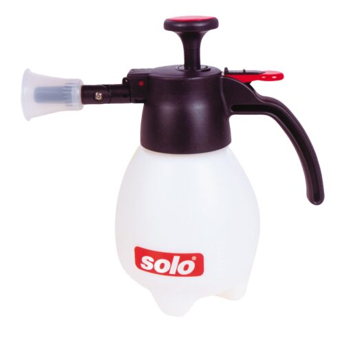 Solo 418 One-Hand Pressure Sprayer with Ergonomic Grip for Gardening, Fertilizing, Cleaning & General Use Spraying, 1 Liter 1 Litre