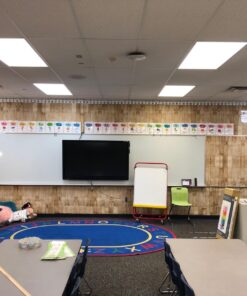 Fadeless Bulletin Board Paper, Fade-Resistant Paper for Classroom Decor, 48” x 50’, Weathered Wood, 1 Roll 4-Feet by 50-Feet 35 71FQd81nxyL