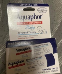 Aquaphor Baby Healing Ointment To-Go Pack - Advanced Therapy for Chapped Cheeks and Diaper Rash - Two .35 oz. Tubes 28 71FRJCloG9L