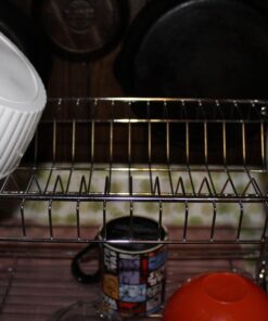 Better Chef 16-inch H Dish Rack, Chrome-Plated (93575780M) S-Shape 28 71FReCwJvhL