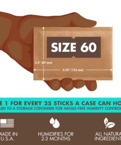 Alternative view of Boveda 84% Two-Way Humdity Control Pack For Seasoning – Season Wood Containers – Size 60 – Single – Individually Wrapped Seasoning Packet 84% (Seasoning Wooden Containers)