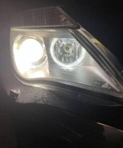 iJDMTOY (2 White LED Angel Eye Ring Marker Bulbs Compatible with BMW 5 6 7 Series X3 X5 (E39 E53 E60 E63 E64 E65 E66 E83), 7000K White 32 71FSAHP8pyL