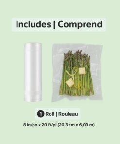 FoodSaver 8" x 20' Heat-Seal Roll 11 71FSBLdk60L