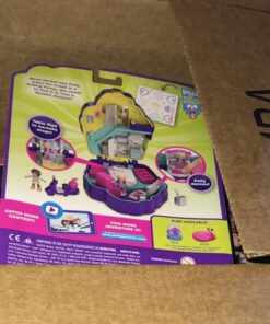 Polly Pocket Playset, Travel Toy with 2 Micro Dolls & Surprise Accessories, Pocket World Cupcake Compact, Food Toy 24 71FSLdy BXL 1