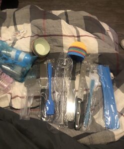 Cake Decorating Kit,635 Pcs Decorating Supplies With 3 Springform Pan Sets Icing Nozzles Rotating Turntable Cake Topper Piping Bags Carrier Holder,Cake Baking Set Tools 635 PCS 22 71FSl3BnzJL