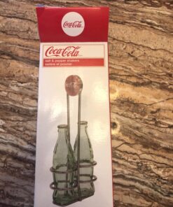 TableCraft Coca-Cola Salt and Pepper Shaker Set with Chrome Plated Metal Rack, Coca-Cola Salt and Pepper Shaker Set 27 71FSuh9xSeL