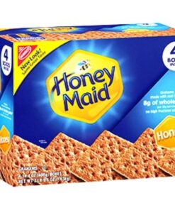 Nabisco Honey Maid Graham Crackers, Honey 4-14.4oz 14.4 Ounce (Pack of 4)