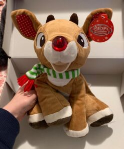 Rudolph the Red - Nosed Reindeer - Stuffed Animal Plush Toy with Music & Lights Rudolph 21 71FU7PGRL6L
