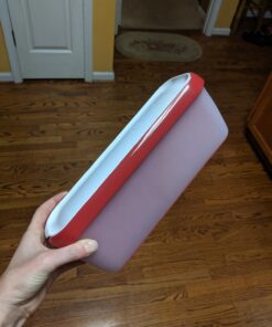 StarPack Long Scoop Reusable Ice Cream Containers with Lids (2-Pack) - Ice Cream Container for Home Made Ice Cream Storage, Soup & Food Storage - Durable Ice Cream Freezer Containers with Style! 2 Pack Cherry Red 39 71FUjJ CmL 1