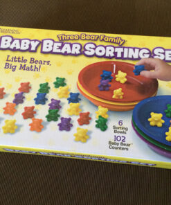 Learning Resources Baby Bear Sorting Set, Counting and Sorting Toys, Baby Bear Counters, Sorting Bears, 108 Pieces, Ages 3+ 18 71FVHwY34NL