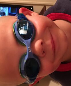 TYR Swimple Tie Dye Youth Swim Goggles Blue/Green 13 71FVK3eNJAL