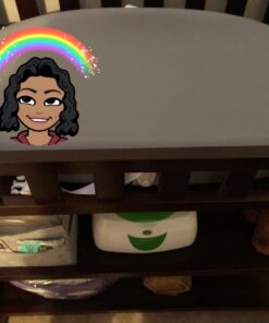 Dream On Me Emily Changing Table In Espresso, Comes With 1" Changing Pad, Features Two Shelves, Portable Changing Station, Made Of Sustainable New Zealand Pinewood 31 71FW14r5luL