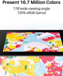 Huion KAMVAS Pro 12 Drawing Tablet with Screen Graphics Drawing Monitor Full-Laminated Pen Display with Battery-Free Pen and Adjustable Stand 8192 Pen Pressure(GT-116) 22 71FWHp3W9ML