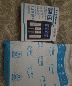 Universal Smart Battery Charger 4 Bay for Rechargeable Batteries NiMH NiCd AA AAA C Li-ion LiFePO4 IMR 18650 21700 20700 26650 14500 16340 18500 10440 18350 RCR123a LCD Display UL Listed 47 71FWTKH1kSL