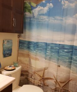 Grasslands Road Wall Starfish GR Beach is My Happy Place Plaque, Medium, White, Blue 37 71FWnKNDVGL