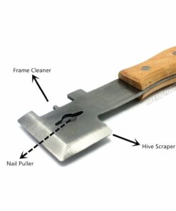 WEICHUAN Multifunction Hive Scraper Tool with Wooden Handle - Beekeeping Equipment Bee Hive Hand Tool Beekeeper Tool 22 71FXz1tIKaL