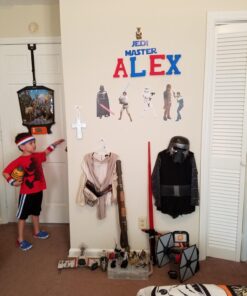 RoomMates RMK1586SCS Star Wars Classic Peel and Stick Wall Decals 1.5 " x 1.25 " to 9 " x 9 " 35 71FXzalnTrL