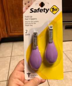 Safety 1st Fold-Up Nail Clipper, 2-Count - Colors May Vary 28 71FY89bcuL
