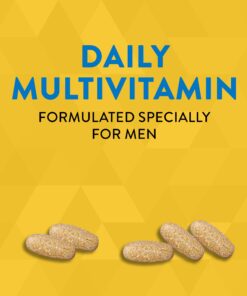 Nature's Way Alive! Men's Daily Ultra Potency Complete Multivitamin, High Potency B-Vitamins, Supports Energy Metabolism*, 60 Tablets 22 71FYqqkNGOL