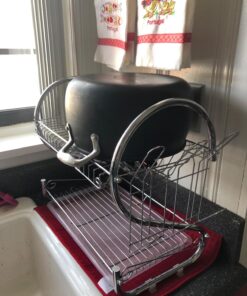 Better Chef 16-inch H Dish Rack, Chrome-Plated (93575780M) S-Shape 39 71FZK6wL5JL