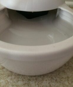 Petmate Replendish Automatic Gravity Waterer for Cats and Dogs, BPA-Free, No Batteries Required, Includes Charcoal Filter, 0.5 Gallon,Silver Silver 0.5 GAL 68 71FaW22PSL