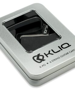 KLIQ Guitar Capo for Acoustic and Electric 6-String Guitars, Black Chrome 21 71Fc BNlVpL