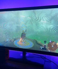 Luminoodle Color Bias Lighting, USB TV and Monitor Backlight LED Strip Lights Kit with Dimmer, Remote - 6.6 ft for 24" to 60" TV - Medium Pro:Medium(24 - 29 in TV) 49 71Fckqt9InL