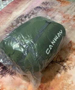 CANWAY Double Sleeping Bag,2 Person Sleeping Bag Lightweight Waterproof with 2 Pillows for Camping, Backpacking, or Hiking for Adults or Teens Queen Size XL & XXL Army Green 31 71FdIA5LPOL