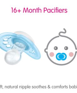 MAM Camo Sterilizing Pacifier Case, 16 Plus Months, Baby Girl, Best for Breastfed Babies, Storage Case, 3 Piece, 2 Count 2-Pack 21 71FdIqHnppL