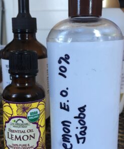 US Organic 100% Pure Lemon Essential Oil - USDA Certified Organic, Cold Pressed - W/Euro droppers (More Size Variations Available) (10 ml) 0.33 Fl Oz (Pack of 1) 17 71FdhogZML