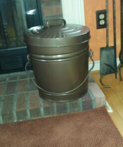 Behrens 6106K Galvanized Steel Locking Lid Trash Can, 6-Gallon 40 71Fe8lJ12hL