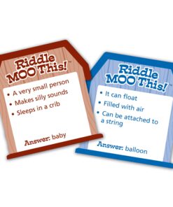 Learning Resources Riddle Moo This - A Silly Riddle Word Game, 150 Cards, 4 Buzzers, Ages 5+,Red 8 71FerKhOw L