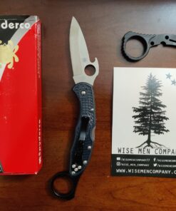 Spyderco Delica 4 Lightweight Signature Folding Knife with 2.90" Saber-Ground Steel Blade and Emerson Opener - Plainedge - C11PGYW 25 71FfSMTZL