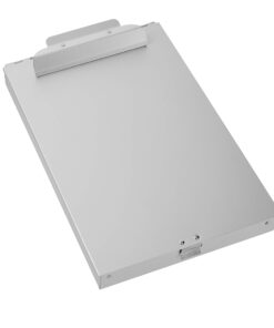 Amazon Basics Metal Clipboard with 2 Compartments and Interior 250 Sheet Paper Storage, 14.09 x 9.21 x 2.6 Inches, letter size, Silver 28 71FfW9aHYNL